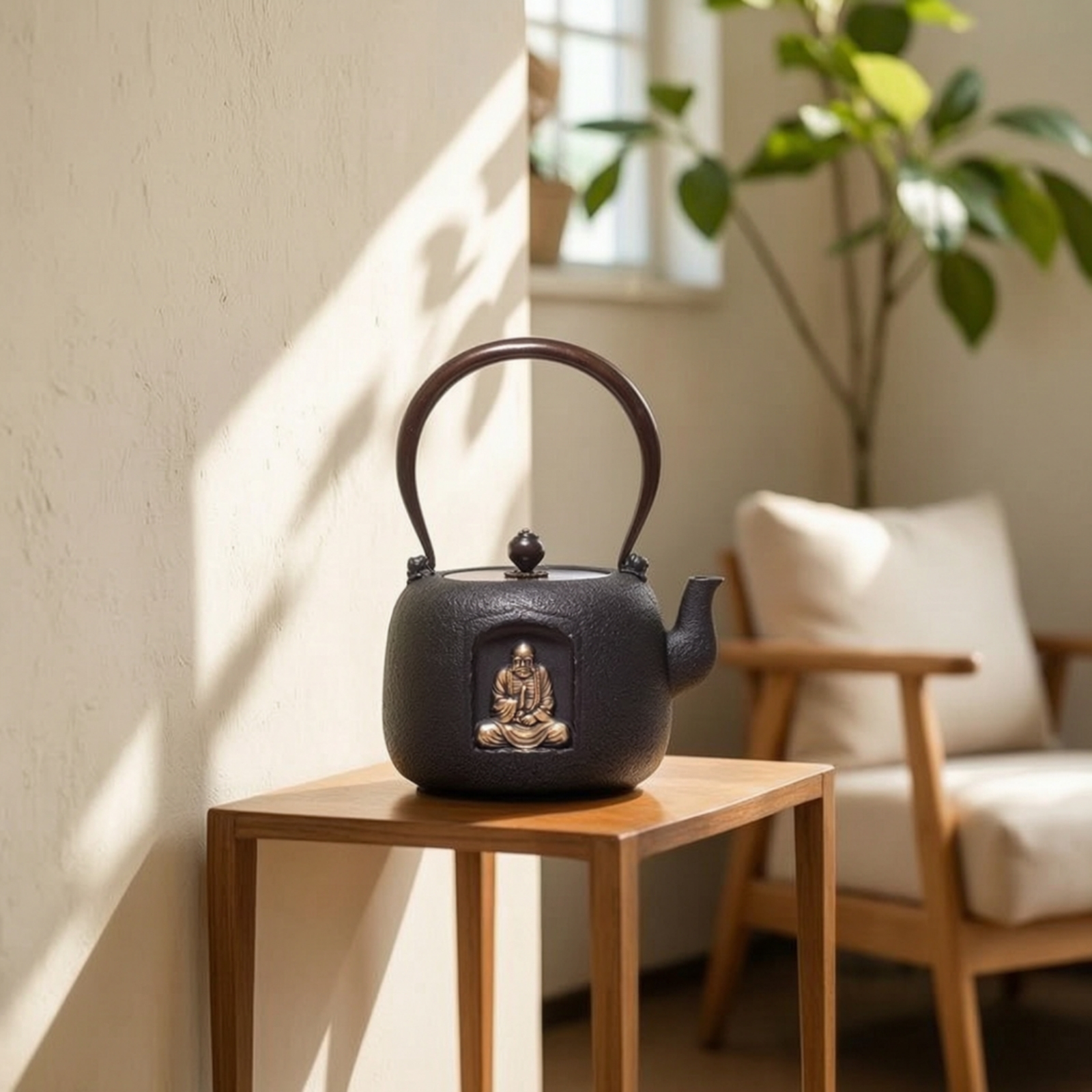 Cast Iron Teapot - Cast Iron Teapot Heat-Retaining Teapot with