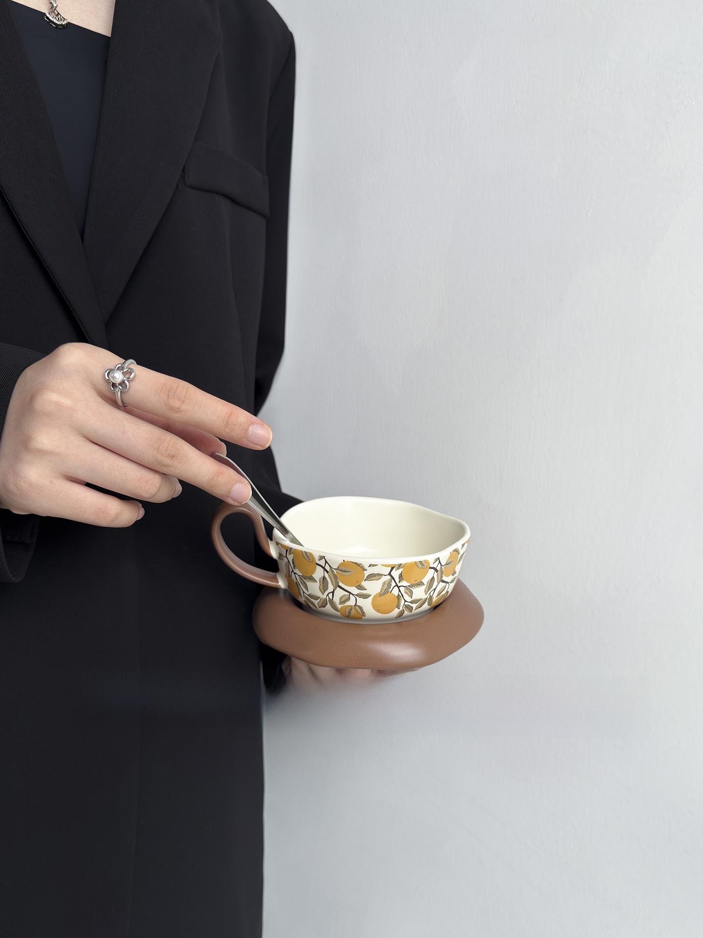 Lemon Tea Coffee - Limited Edition Orange And Lemon Ceramic