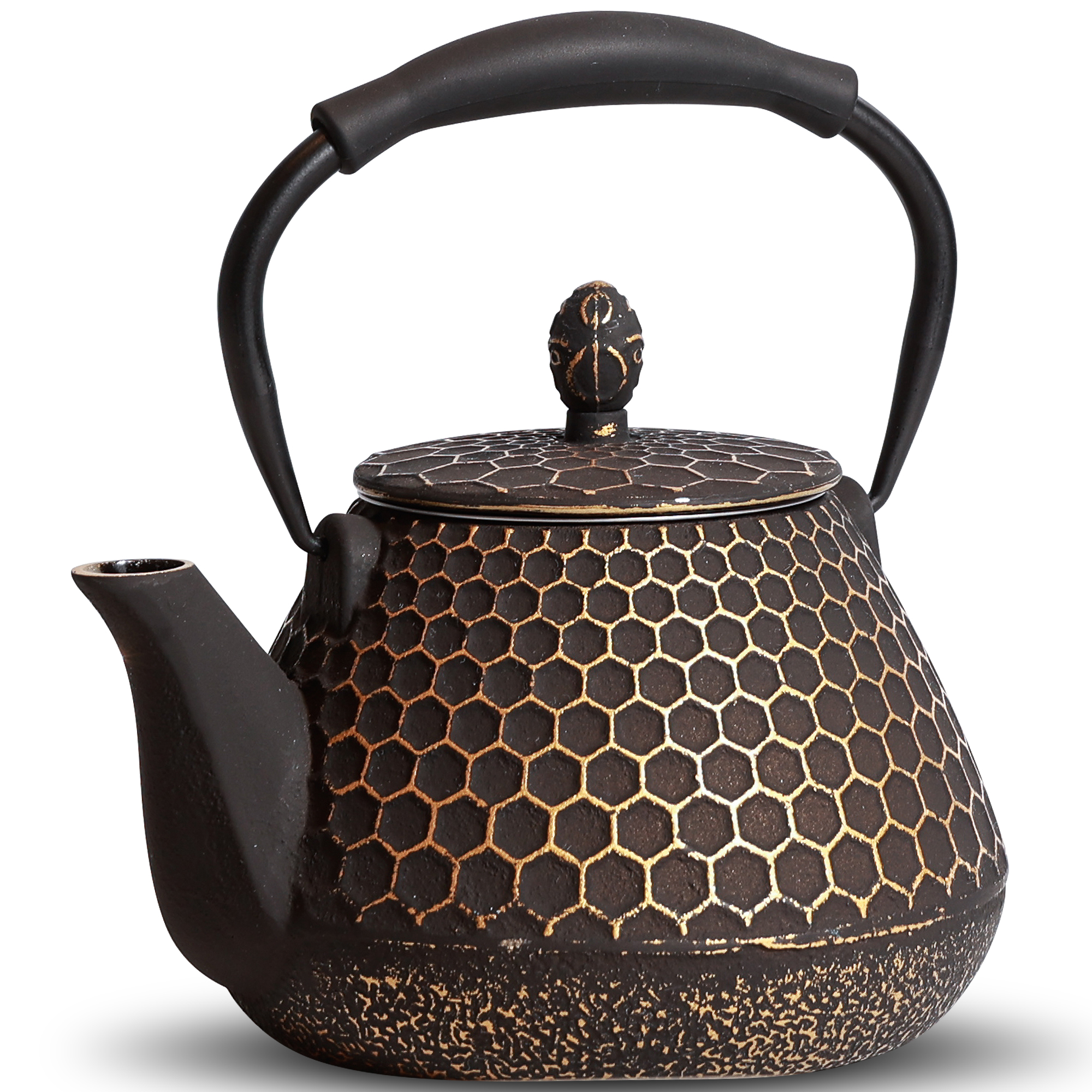 Cast Iron Teapot - Cast Iron Teapot,Stove top Coated with