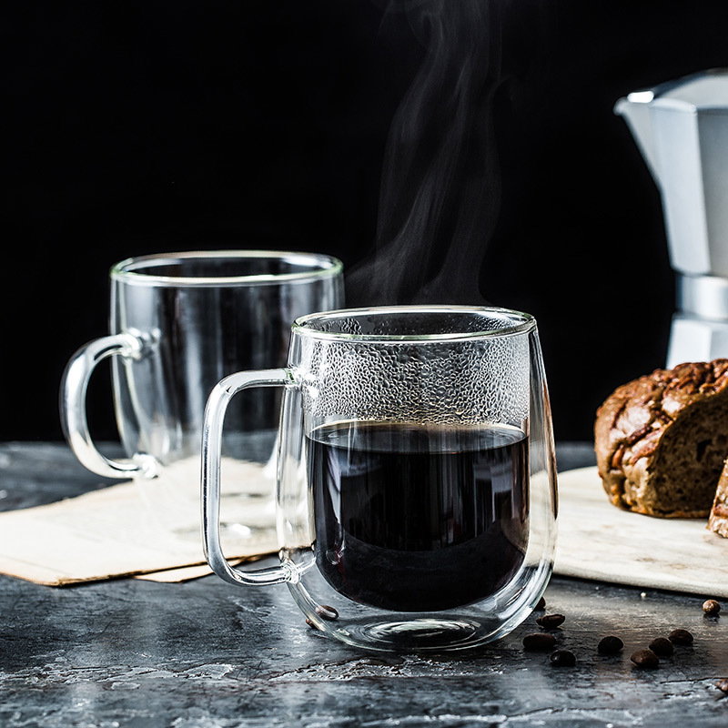 80-650ml Double Wall Glass Mug - Lemon Tea Coffee 리뷰 및 가격
