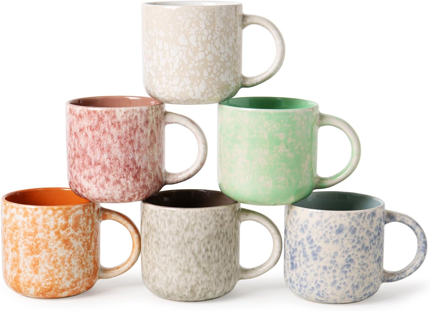 12 OZ Coffee Mugs Set of 6, Mo - Coffee Tea Set 리뷰 및 가격