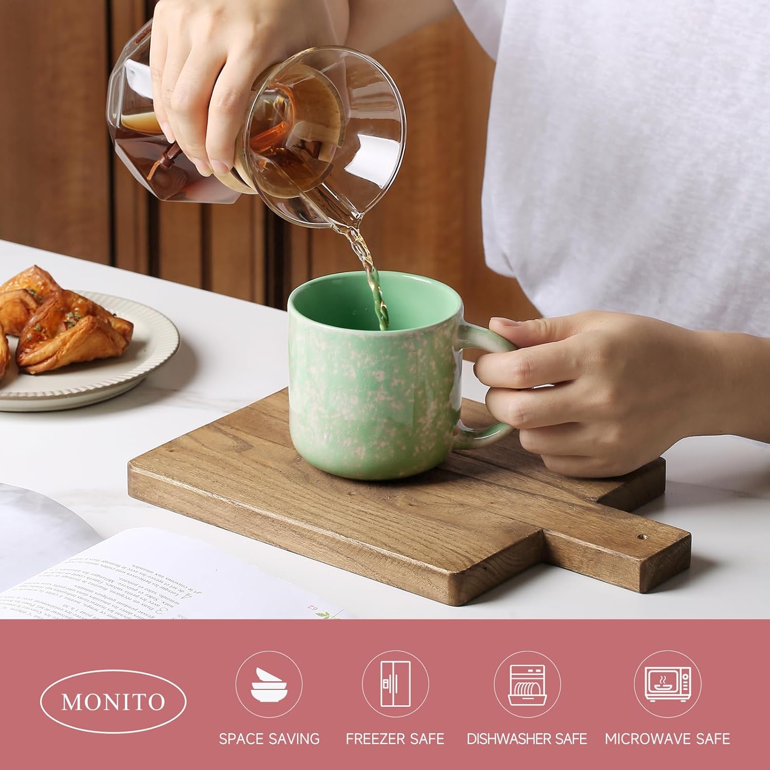 12 OZ Coffee Mugs Set of 6, Mo - Coffee Tea Set 리뷰 및 가격