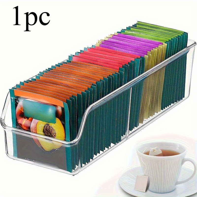 1pc Clear Tea Bag Organizer Bo - Coffee Tea Sugar Set 리뷰 및 가격