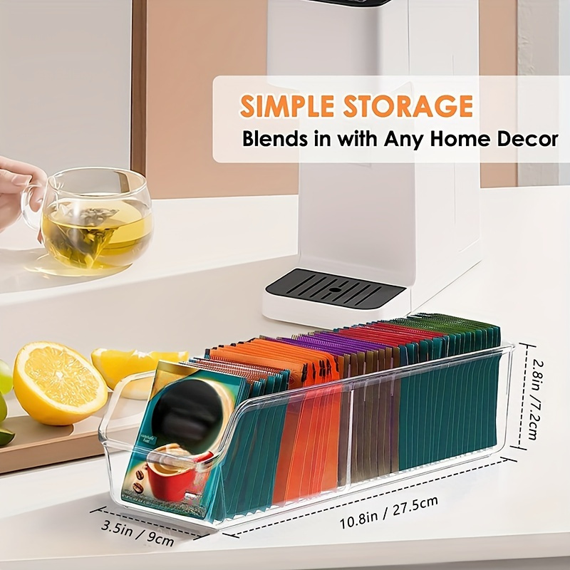 1pc Clear Tea Bag Organizer Bo - Coffee Tea Sugar Set 리뷰 및 가격