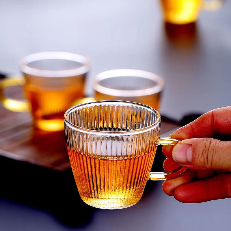 Glass Tea Cups small Cups Home - Coffee Tea Sugar Set 리뷰 및 가격