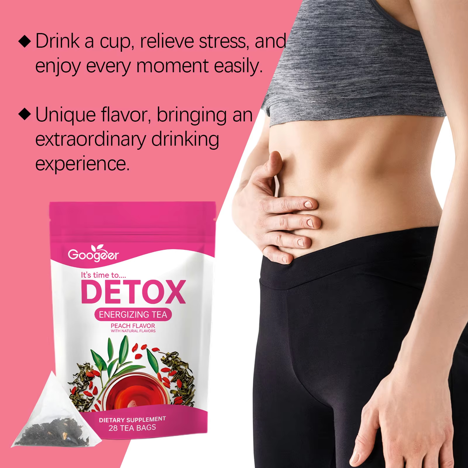 Googeer 28pcs Herbal Detox Tea - Coffee Tea For Weight Loss 리뷰 및 가격