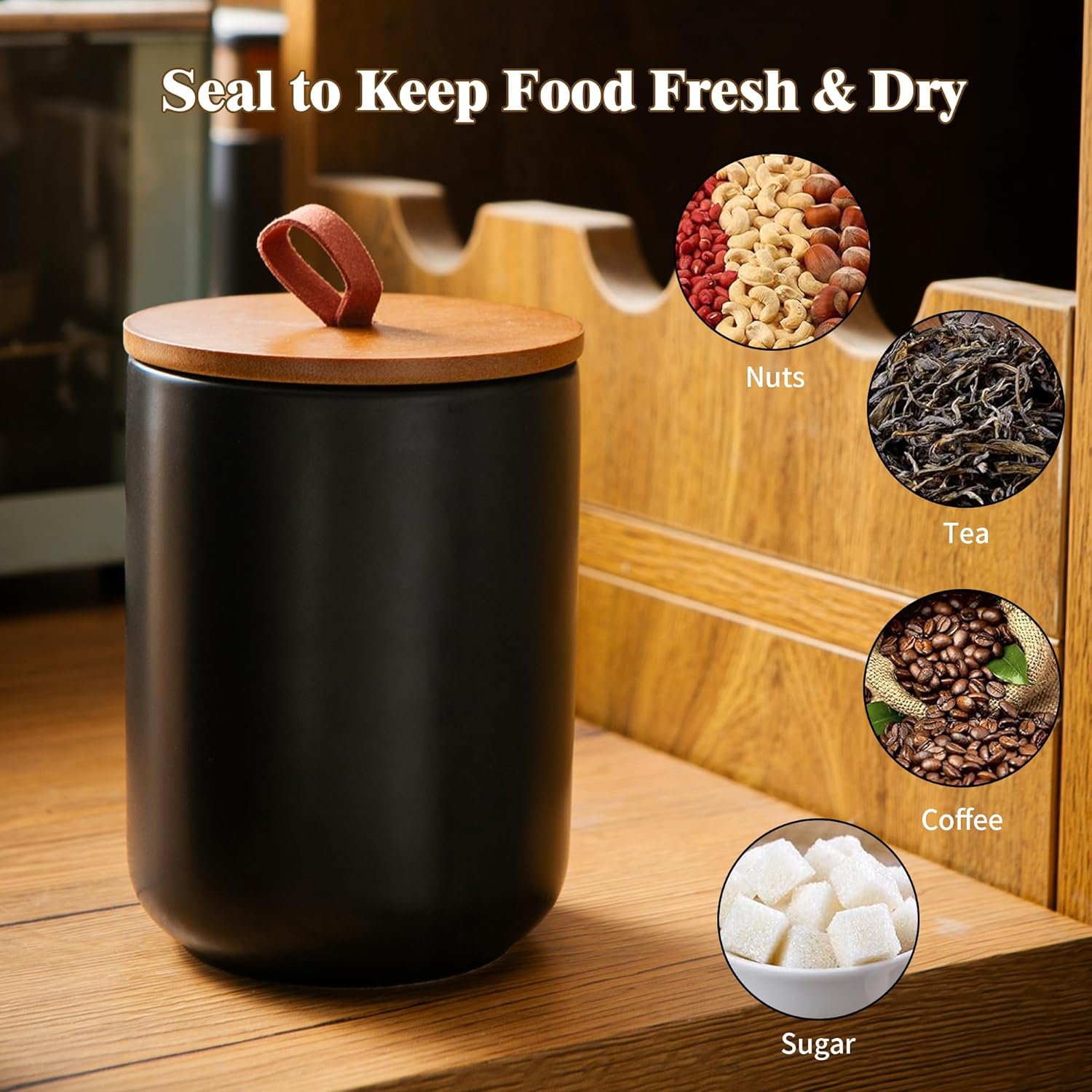 Ceramic Canister Set (30 oz, 4 - Coffee Tea Sugar Set 리뷰 및 가격