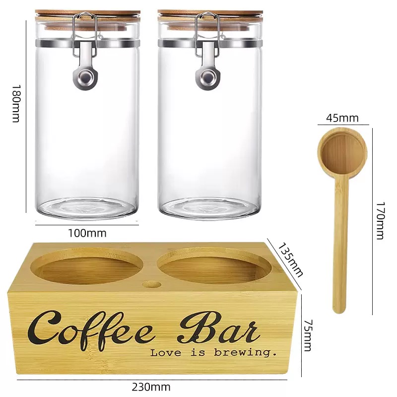 Coffee Storage Jars 2 Pack wit - Coffee Tea Beans 리뷰 및 가격