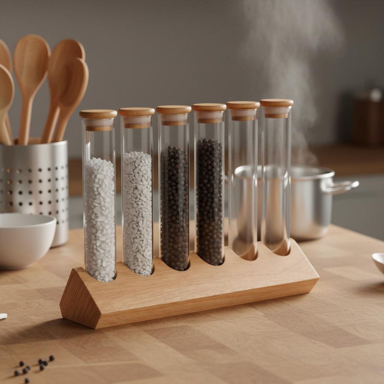 Glass Tube Container Set with  - Coffee Bean & Tea Menu 리뷰 및 가격
