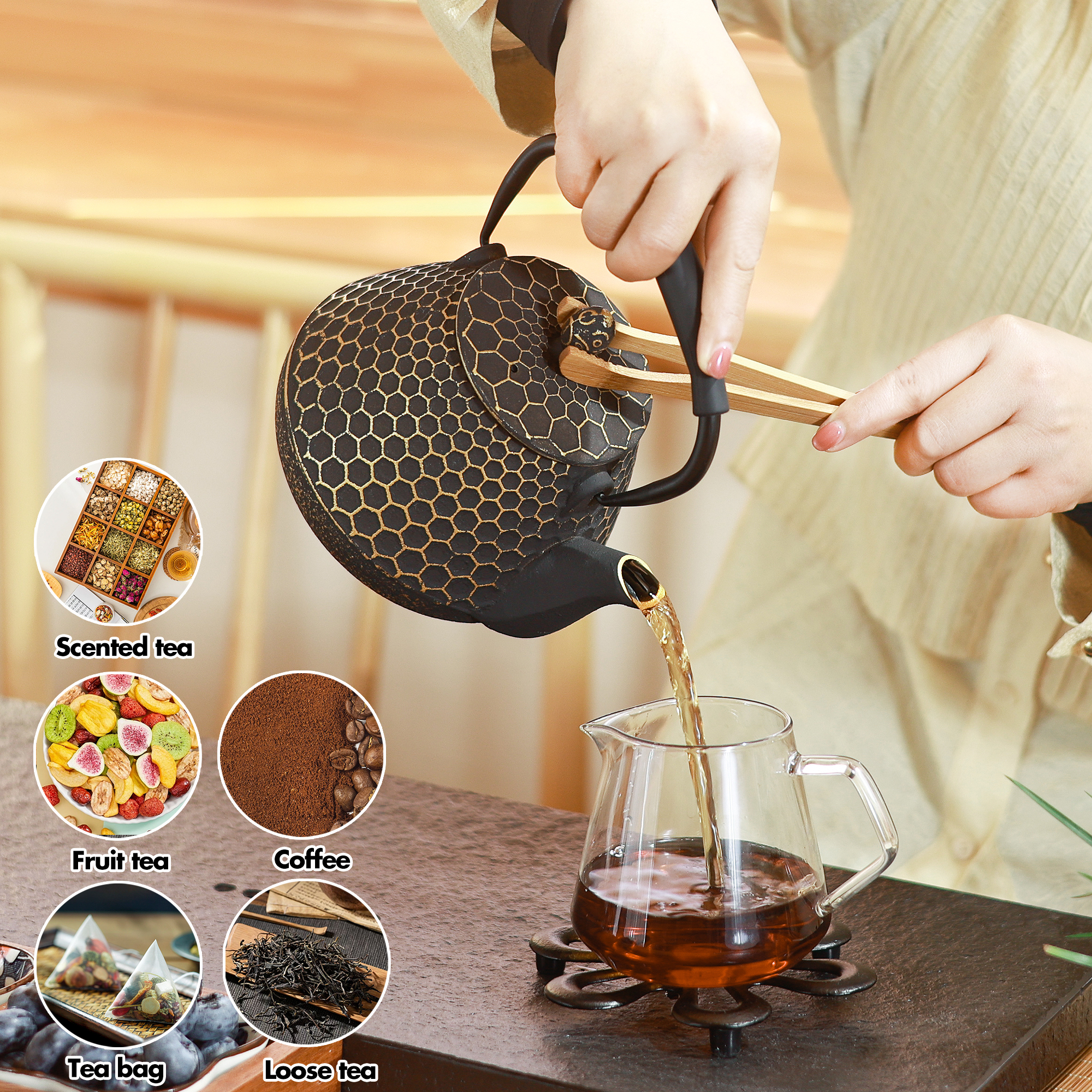 Cast Iron Teapot,Stove top Coa - Cast Iron Teapot 리뷰 및 가격