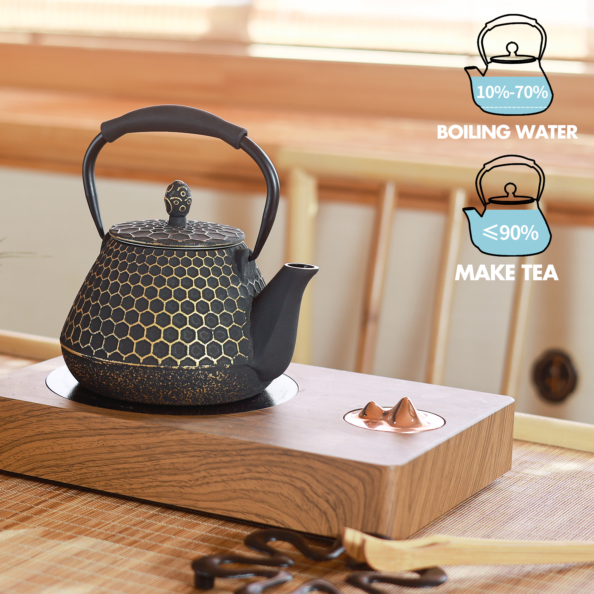 Cast Iron Teapot,Stove top Coa - Cast Iron Teapot 리뷰 및 가격