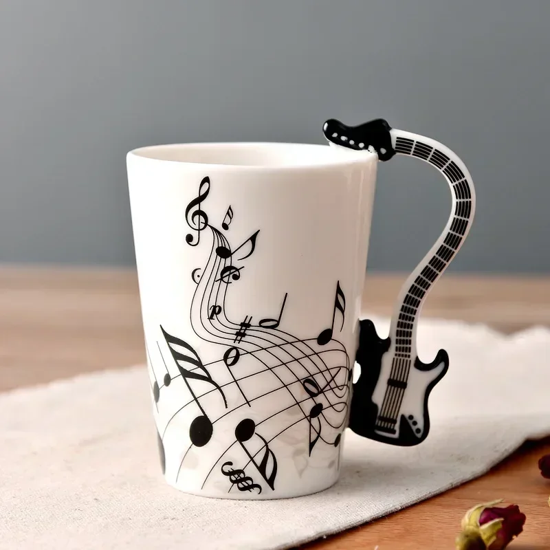 Novelty Music Note Cup Ceramic - Lemon Tea Coffee 리뷰 및 가격