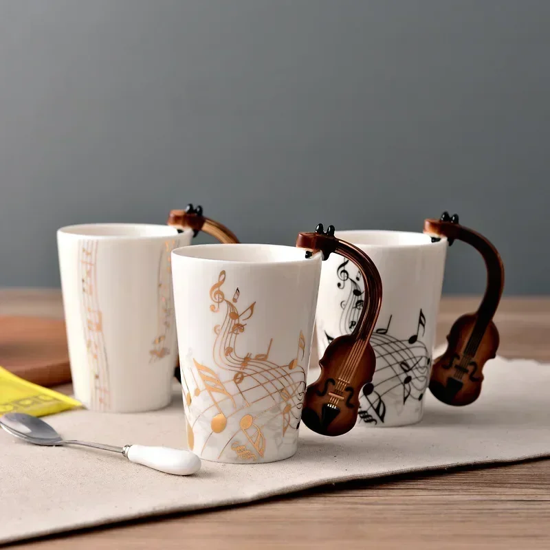 Novelty Music Note Cup Ceramic - Lemon Tea Coffee 리뷰 및 가격
