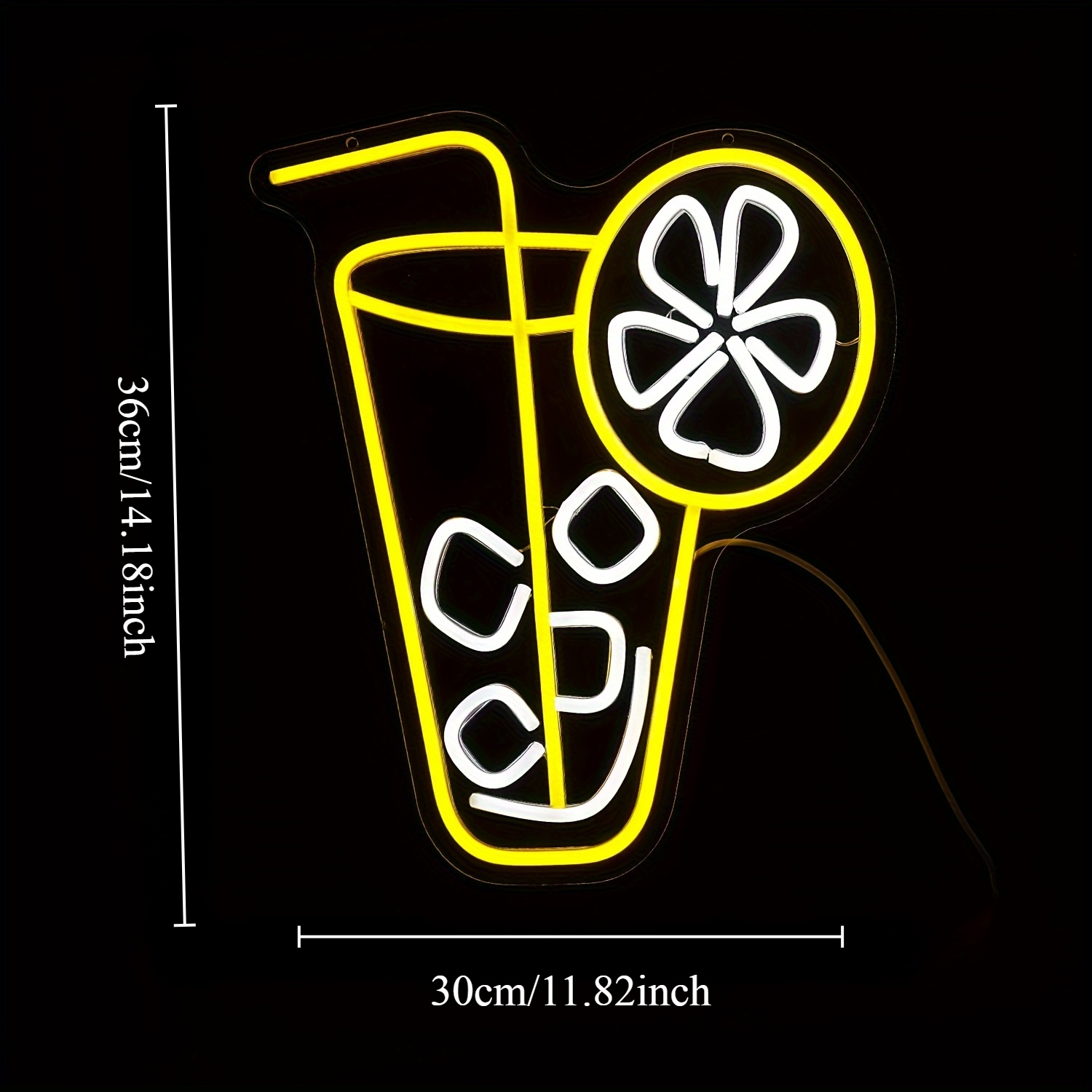Lemon Tea Drink Neon Light LED - Lemon Tea Coffee 리뷰 및 가격