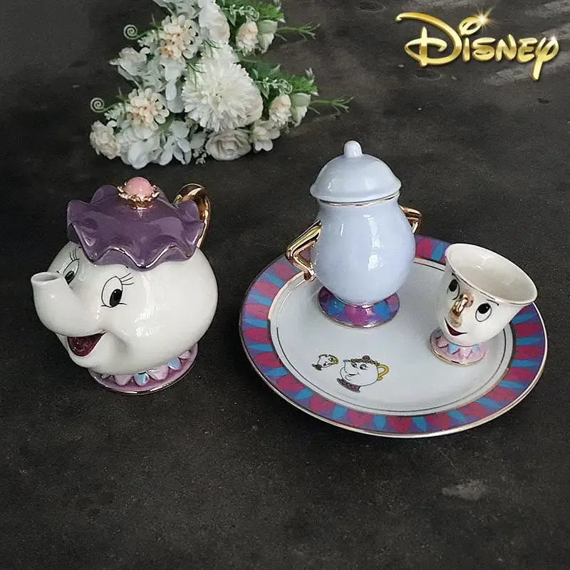Hot Teapot Cartoon Beauty And  - Coffee Tea Sugar Set 리뷰 및 가격