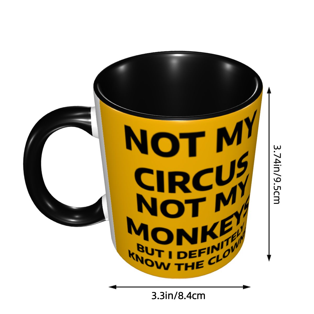 Not My Circus Not My Monkeys C - Coffee Tea Bottle 리뷰 및 가격