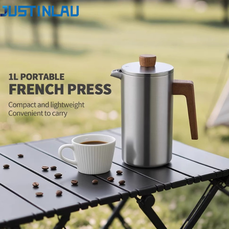 JUSTINLAU 1000ml Stainless Ste - French Press Coffee & Tea 리뷰 및 가격