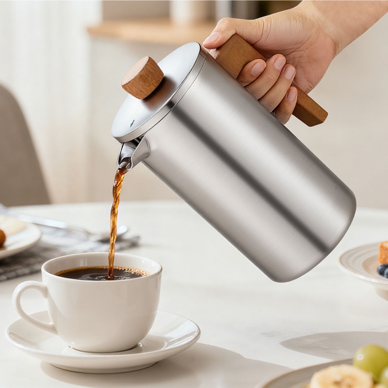 JUSTINLAU 1000ml Stainless Ste - French Press Coffee & Tea 리뷰 및 가격
