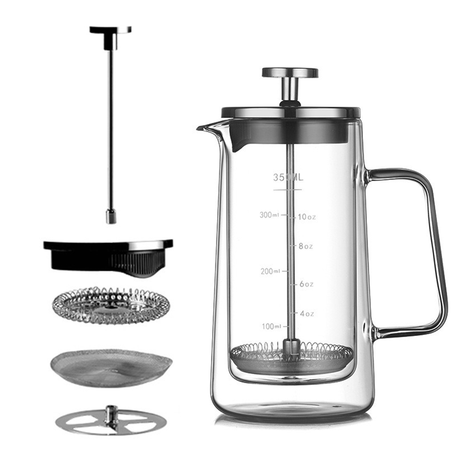 Double Layers French Press Pot - French Press Coffee & Tea 리뷰 및 가격