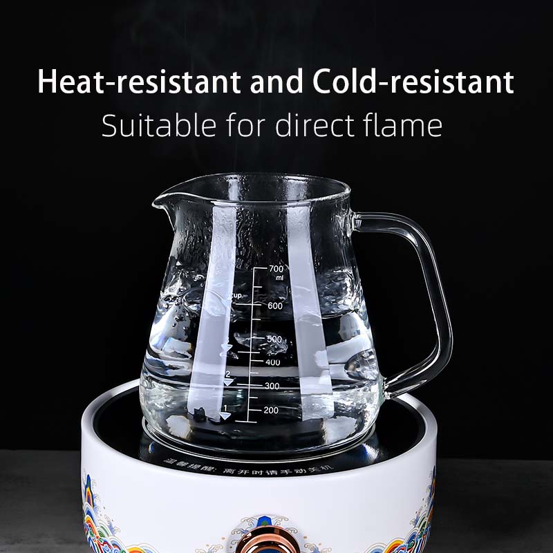 New High Borosilicate 700ml  G - Coffee Tea Set 리뷰 및 가격