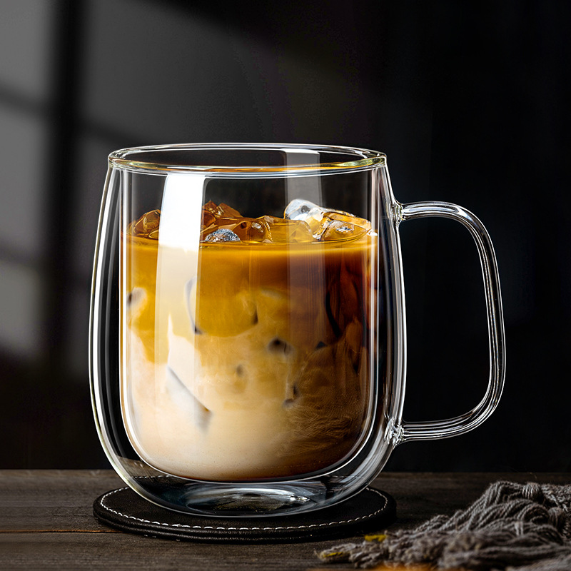 350ML Double Wall Glass Cup wi - Lemon Tea Coffee 리뷰 및 가격