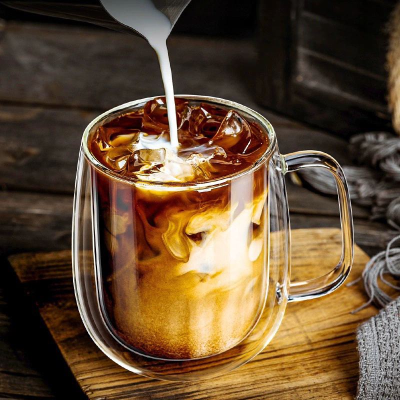 350ML Double Wall Glass Cup wi - Lemon Tea Coffee 리뷰 및 가격