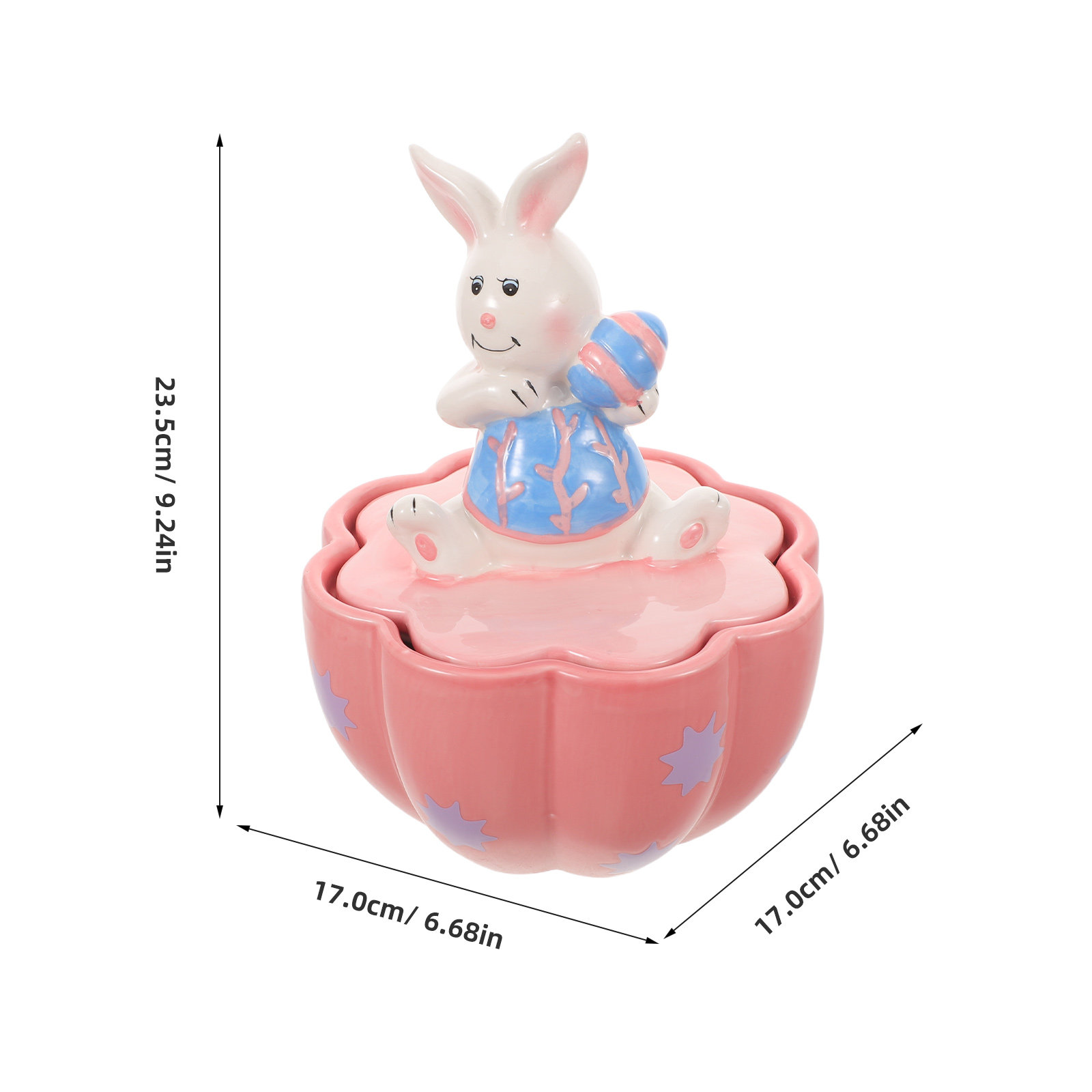 Easter Bunny Ceramic Canister  - Coffee Tea Beans 리뷰 및 가격