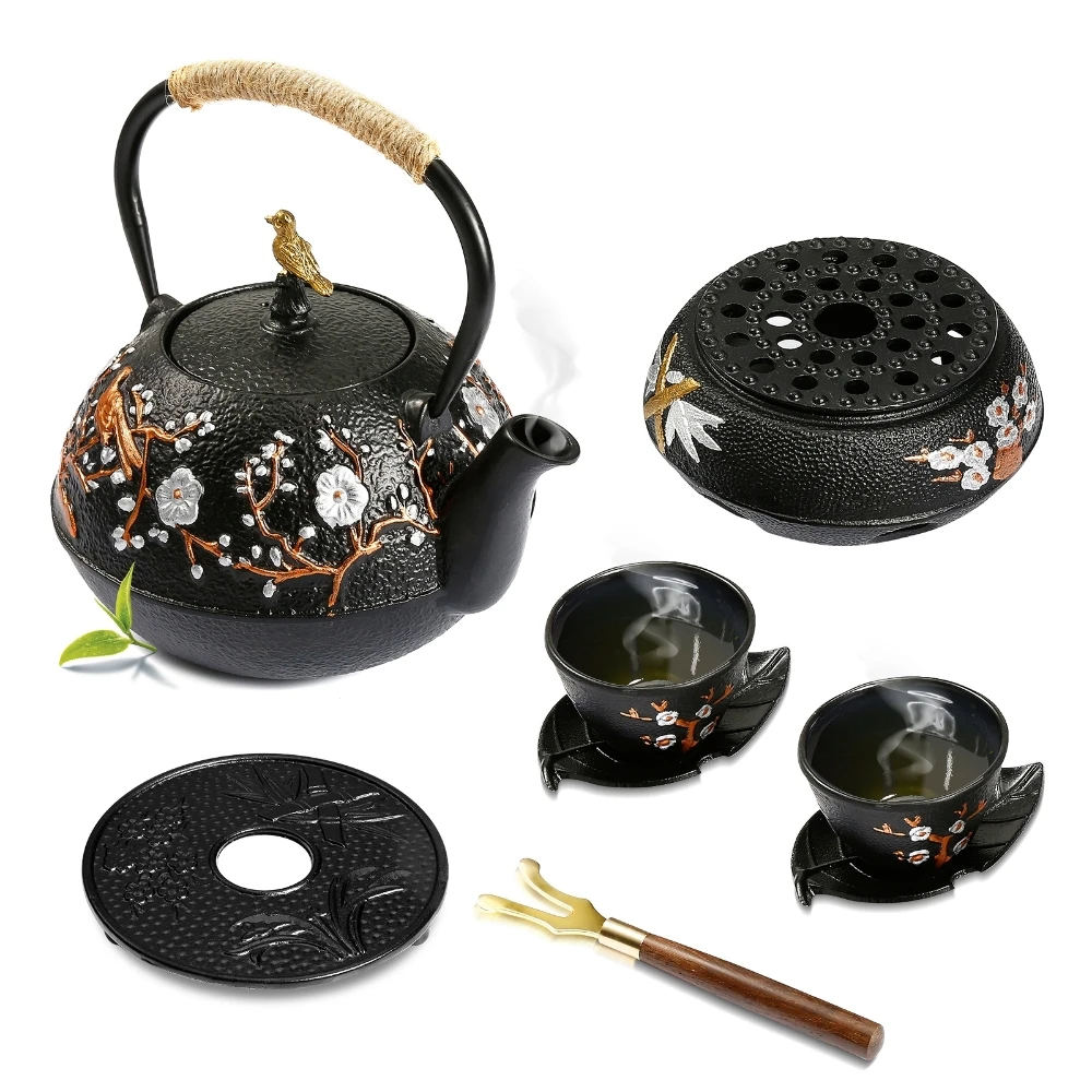 Cast Iron Teapot Set with Alco - Cast Iron Teapot 리뷰 및 가격