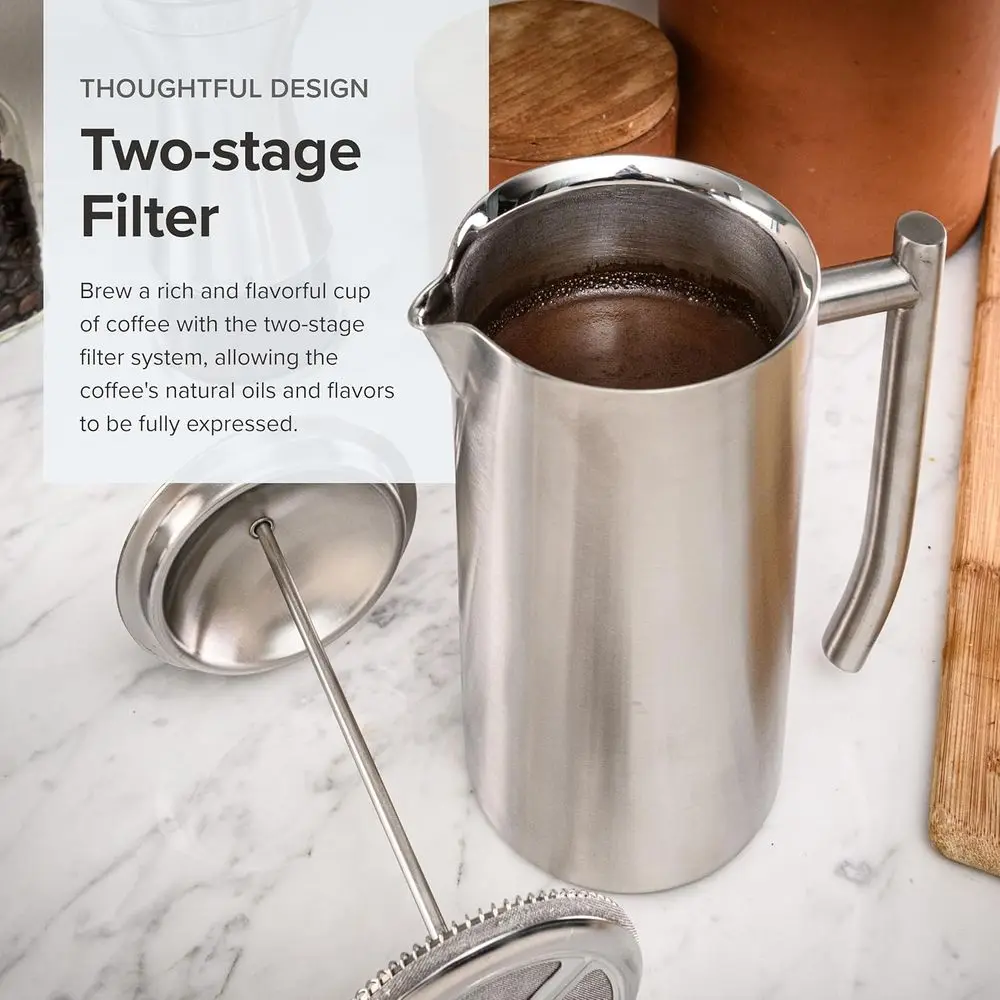 23-Ounce Stainless Steel Frenc - French Press Coffee & Tea 리뷰 및 가격