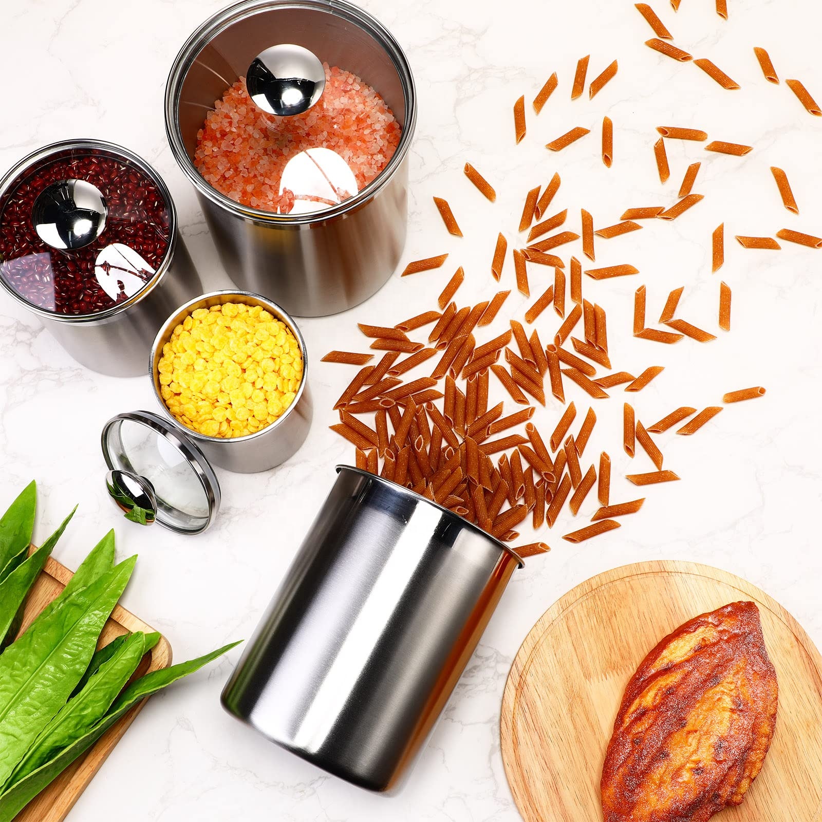 Food Storage Containers Tea Co - Coffee Tea Sugar Set 리뷰 및 가격