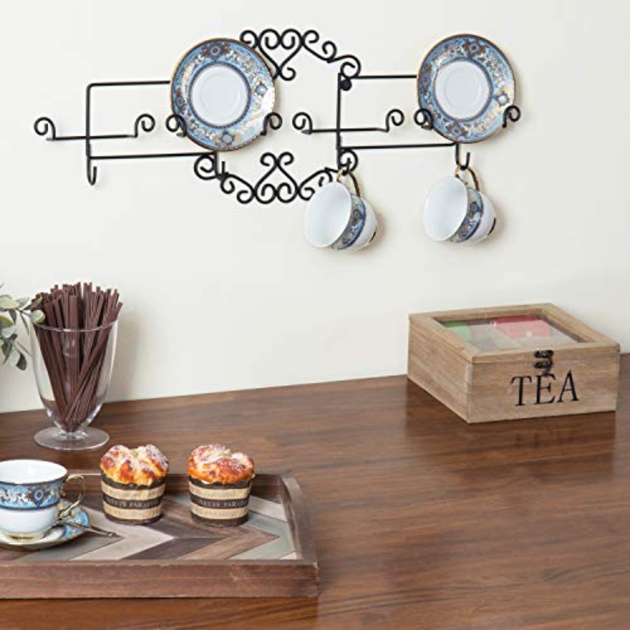 Vintage Scrollwork Black Metal - Tea Coffee Set Up 리뷰 및 가격