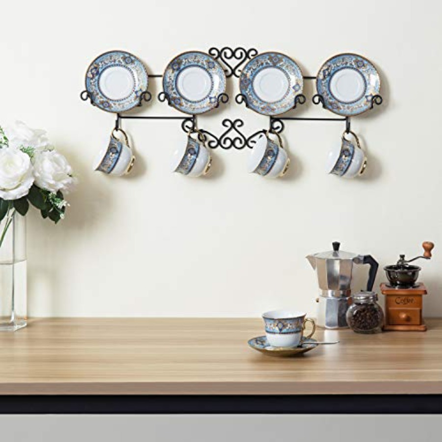 Vintage Scrollwork Black Metal - Tea Coffee Set Up 리뷰 및 가격
