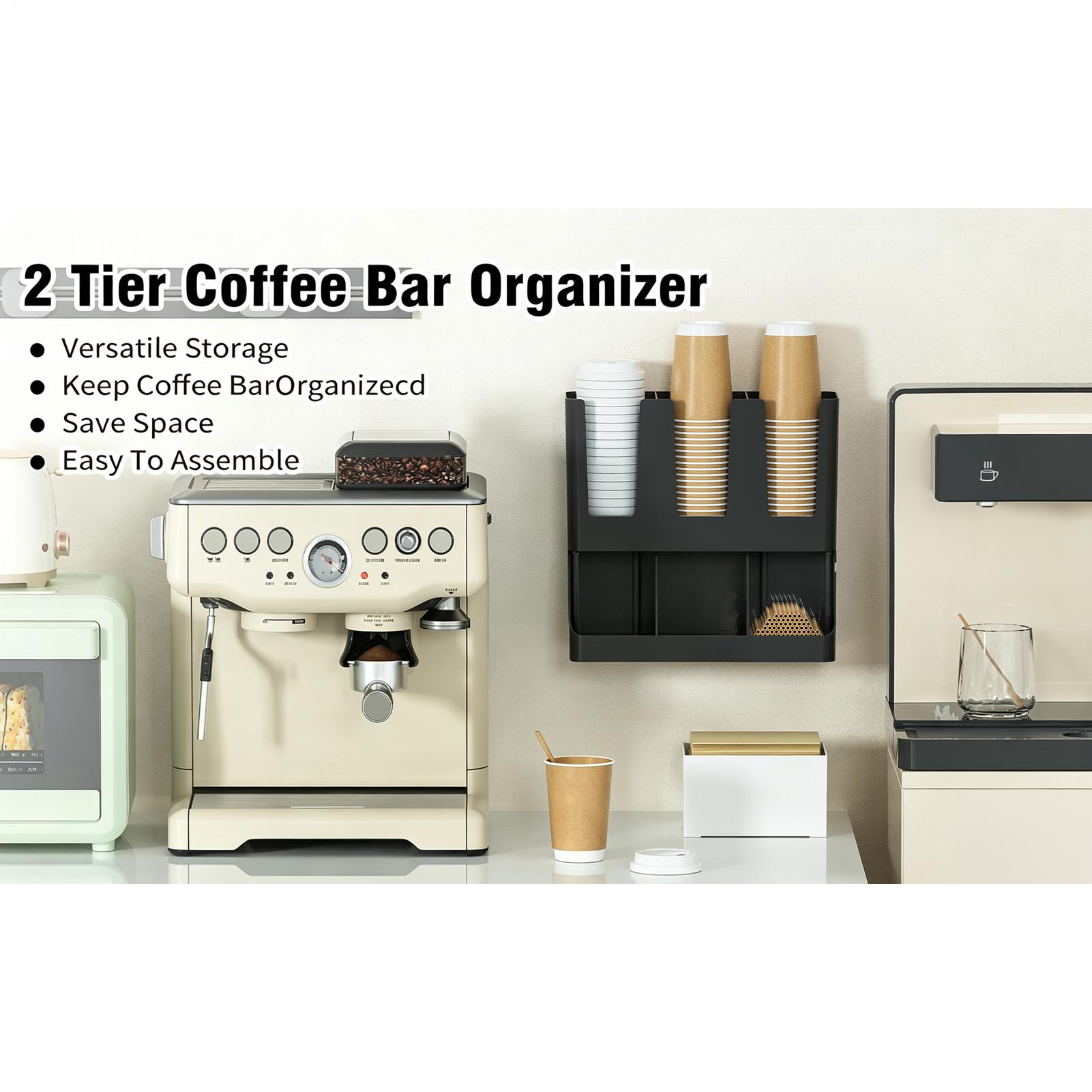 Coffee Station Organizer 6-Com - Tea Coffee Set Up 리뷰 및 가격