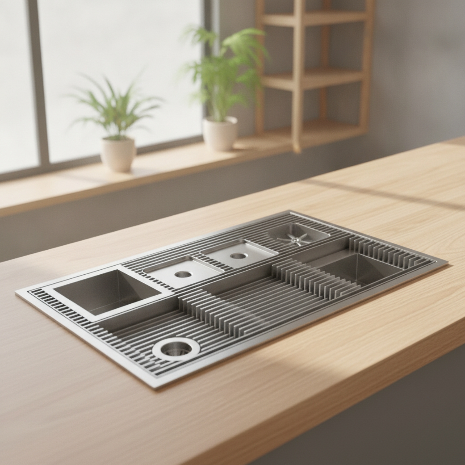 Sleek Recessed Stainless Steel - Tea Coffee Set Up 리뷰 및 가격