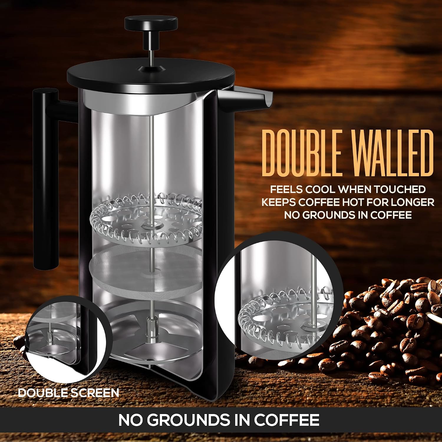 Double Wall Insulated French P - French Press Coffee & Tea 리뷰 및 가격