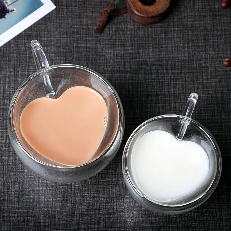 Heart Love Shaped Glass Mug Do - Lemon Tea Coffee 리뷰 및 가격