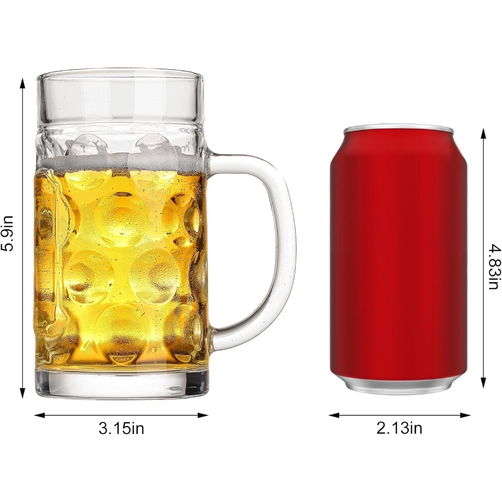 20oz Large Beer Mugs Set of 2, - Coffee Tea Set 리뷰 및 가격