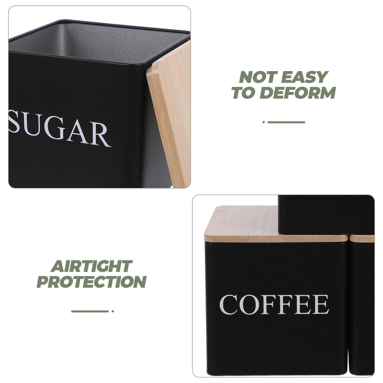 3Pcs Metal Tea Coffee Sugar Ca - Coffee Tea Sugar Set 리뷰 및 가격